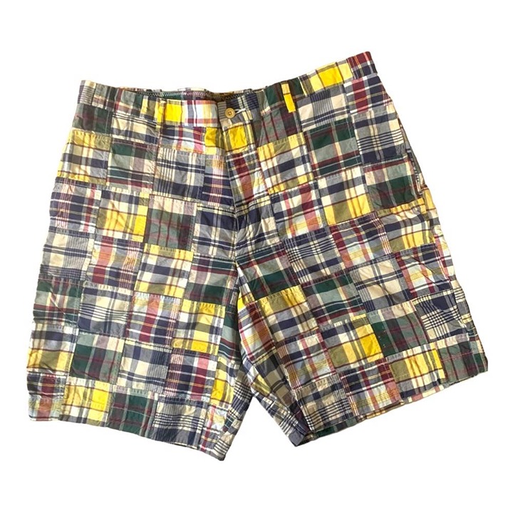 NAUTICA CLIPPER Vintage Y2K Madras Plaid Shorts - Size 36