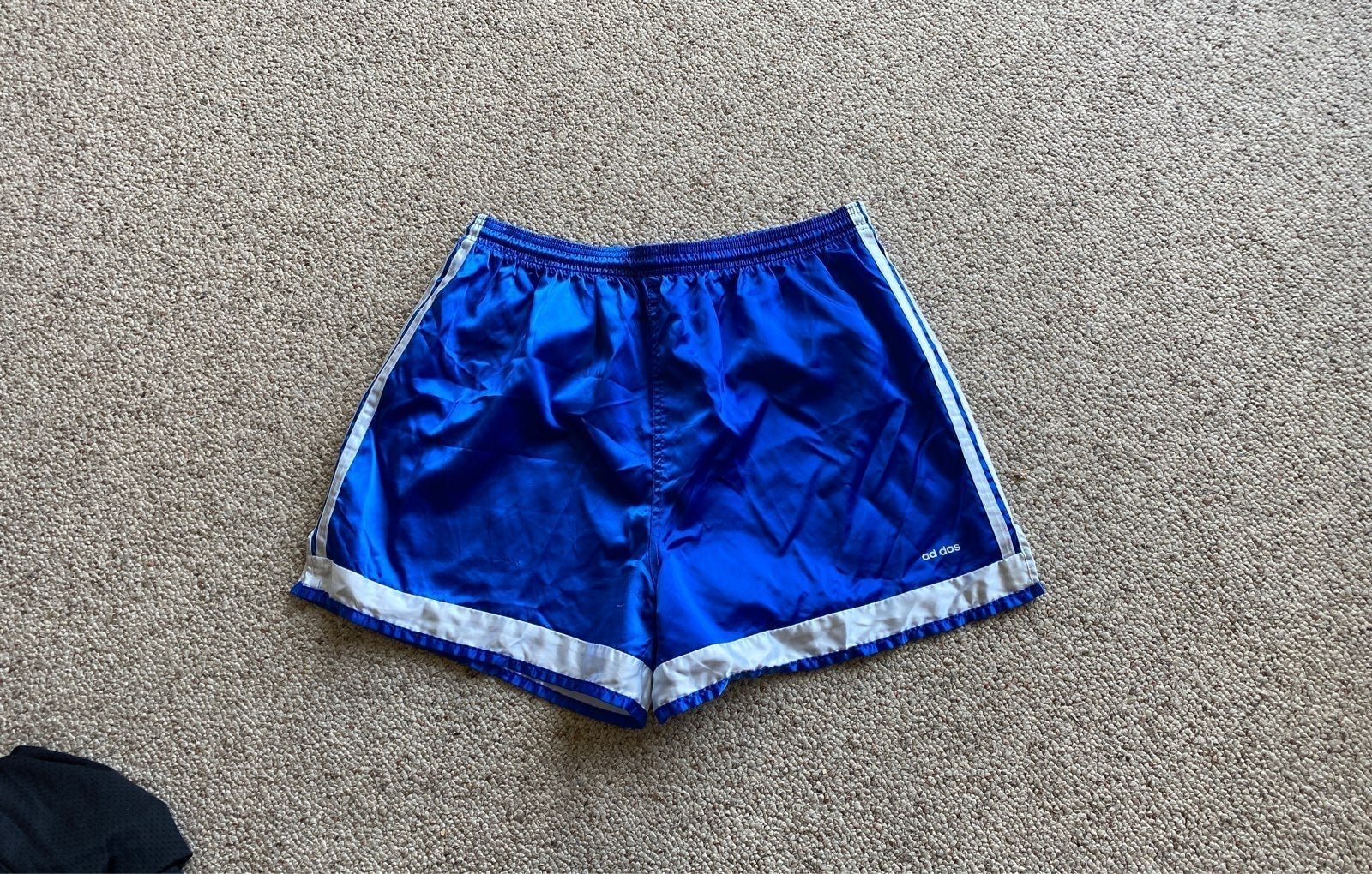 Vintage retro Striped Adidas shorts XL