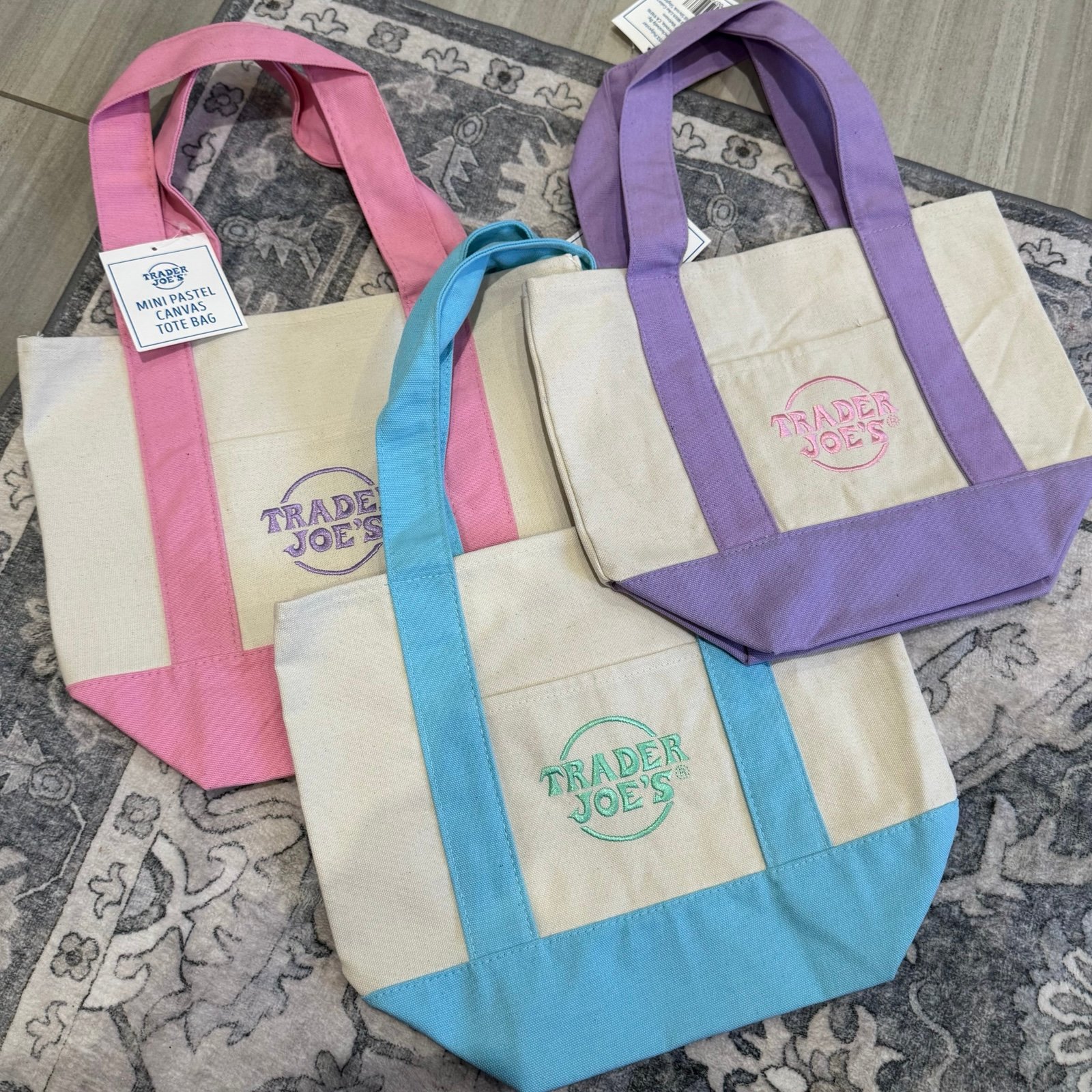 Trader Joe’s Mini Tote Bundle of 3