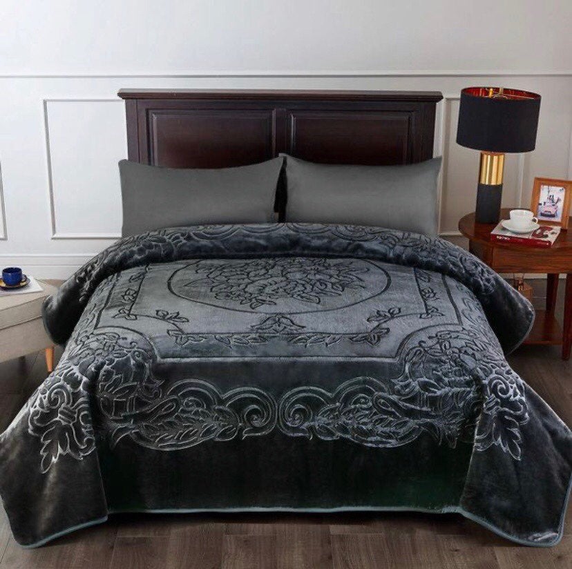 Super Soft Embossed Blanket - KING