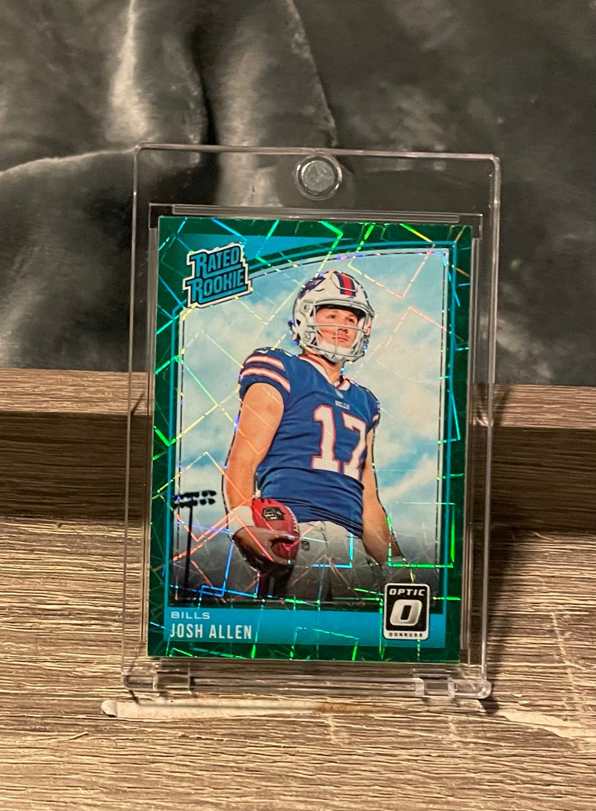 2018 Josh Allen Green Velocity Rated Rookie SP