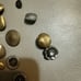 Vintage metal button lot of 45