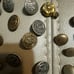 Vintage metal button lot of 45