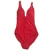 Andie Swim Bali One Piece Small Long Torso Cherry Red
