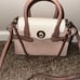 Michael Kors Carmen Color-Block Saffiano Belted Soft Pink/Multicolor