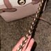 Michael Kors Carmen Color-Block Saffiano Belted Soft Pink/Multicolor