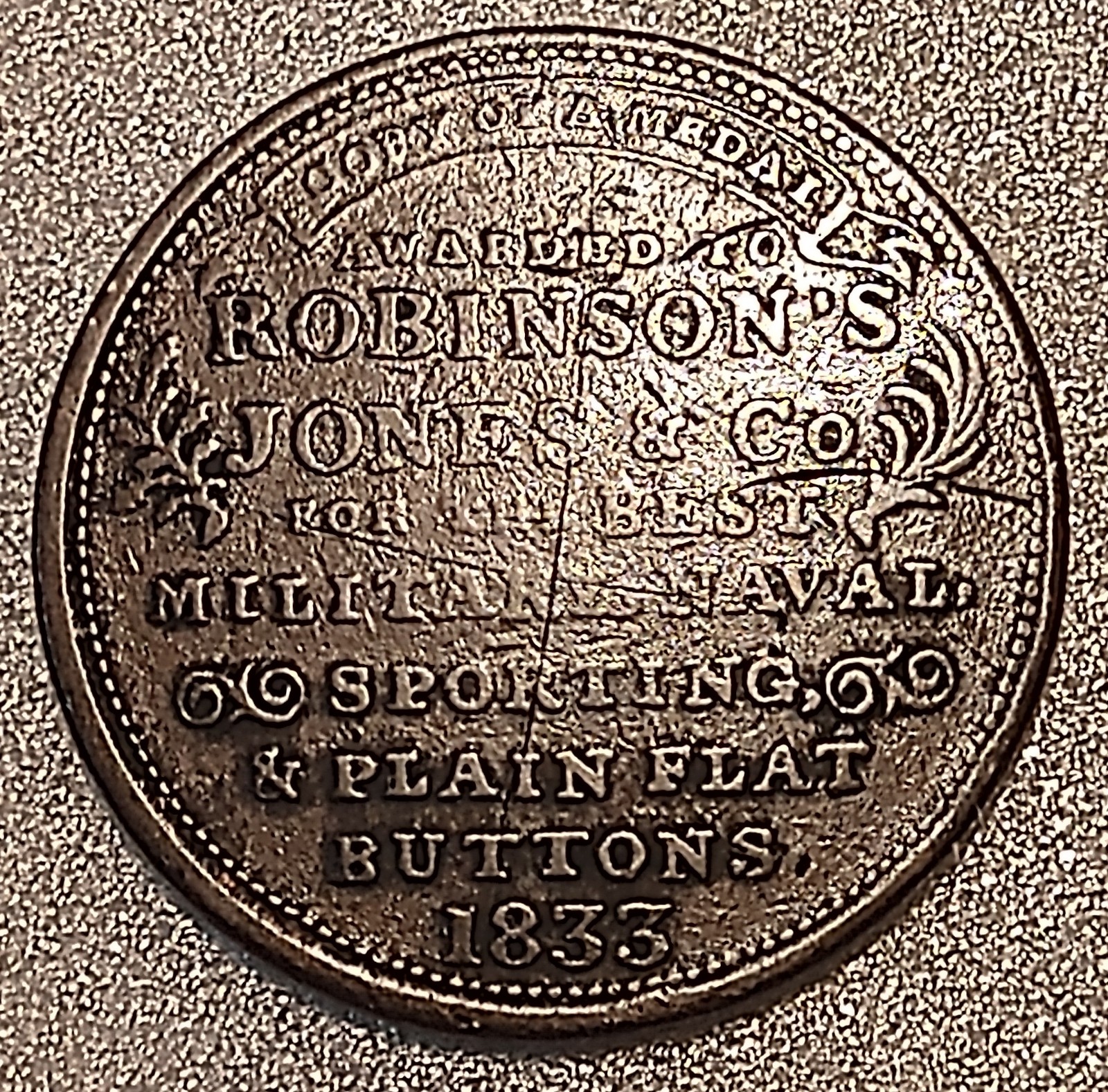 1833 Hard Times TOKEN advertising New York, NY Seldom seen Historical Token USA