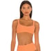 L*Space Jess Bikini Top in Tangy Orange Size Small NWT
