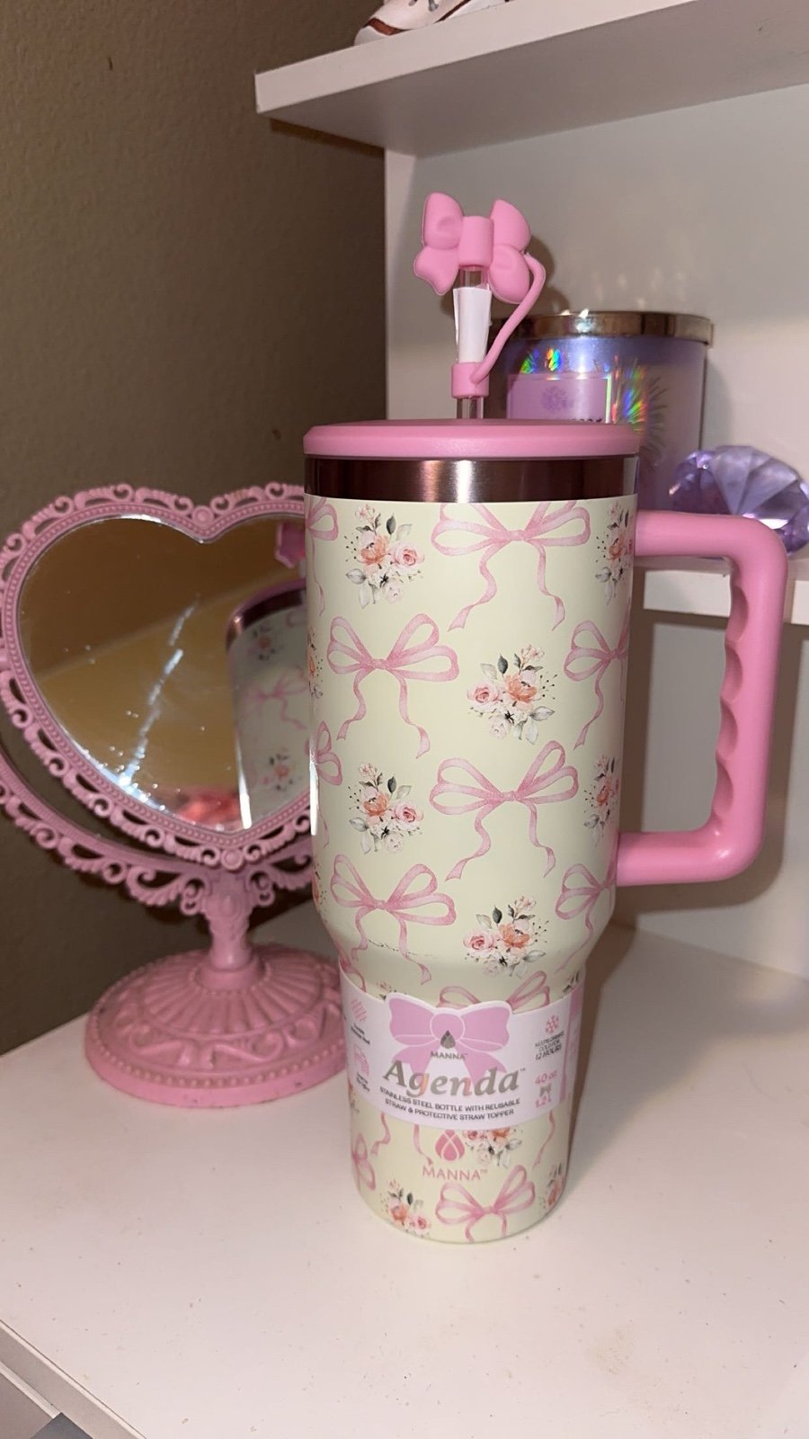 pink bow coquette Tumbler