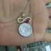 10kt real gold infinity pendant