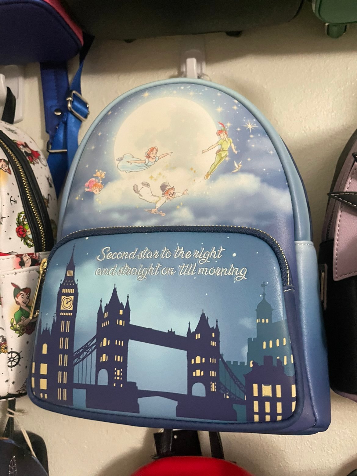 Peter Pan Loungefly Glow In The Dark Mini Backpack