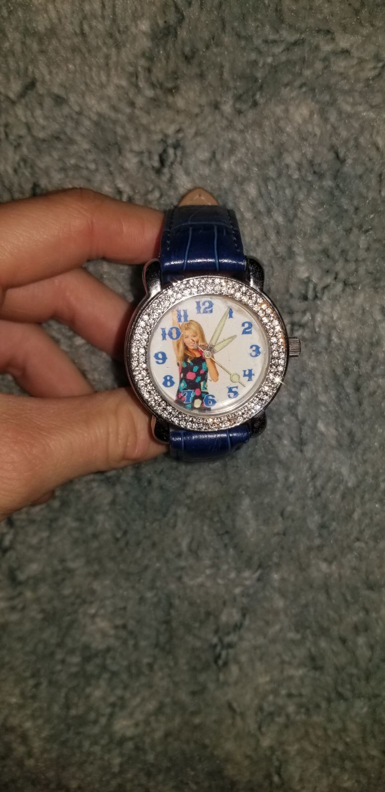 Rhinestone Hannah Montana Girl's Watch