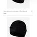 Love Your Melon matching parent and baby black beanies