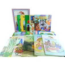 Lot of 20 Kids Picture Paperback Books Popples Gobots Pound Puppies Mr Rogers