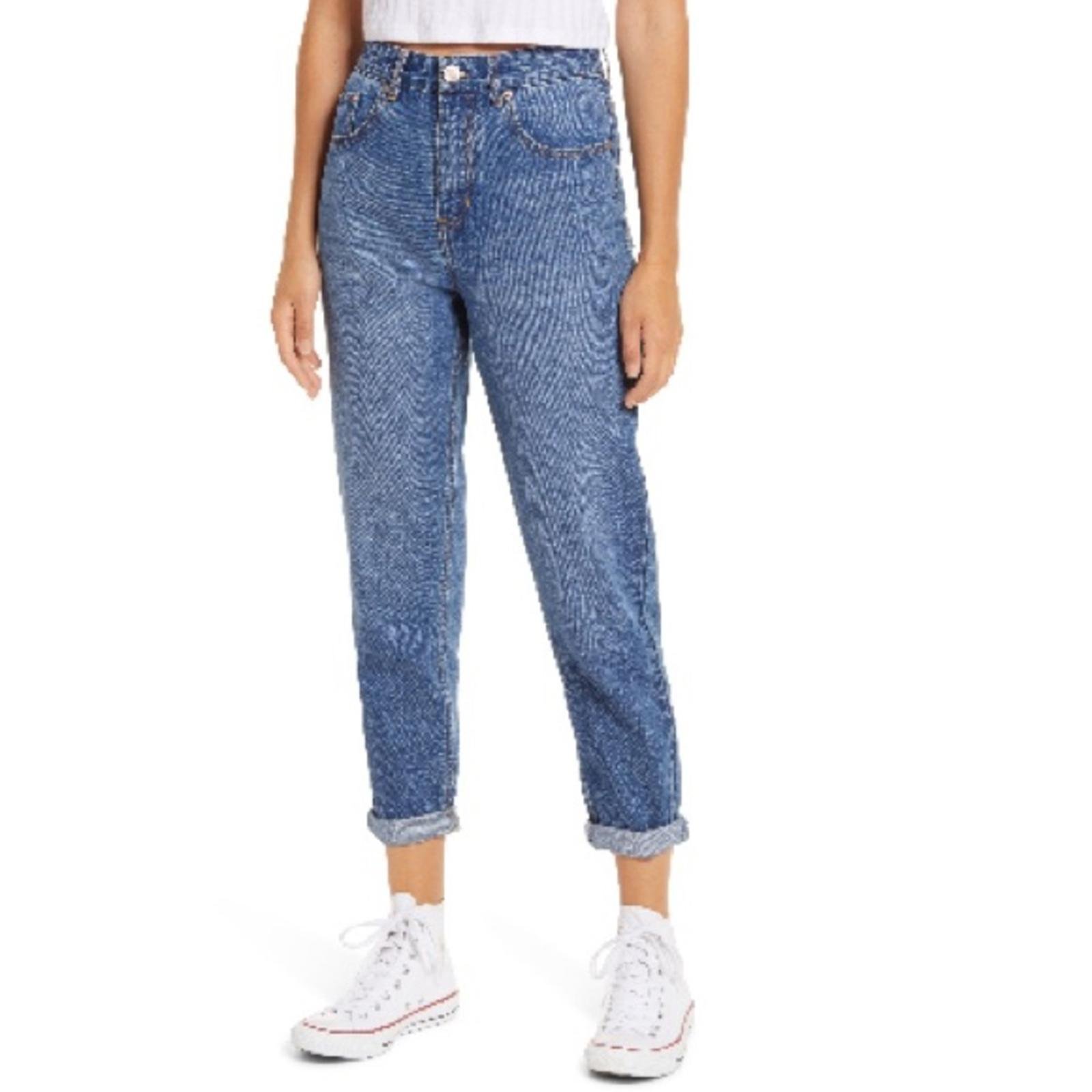 Union Bay Madonna Rigid Mom Jeans in Archive Blue, Juniors Size 5 New w/Tag