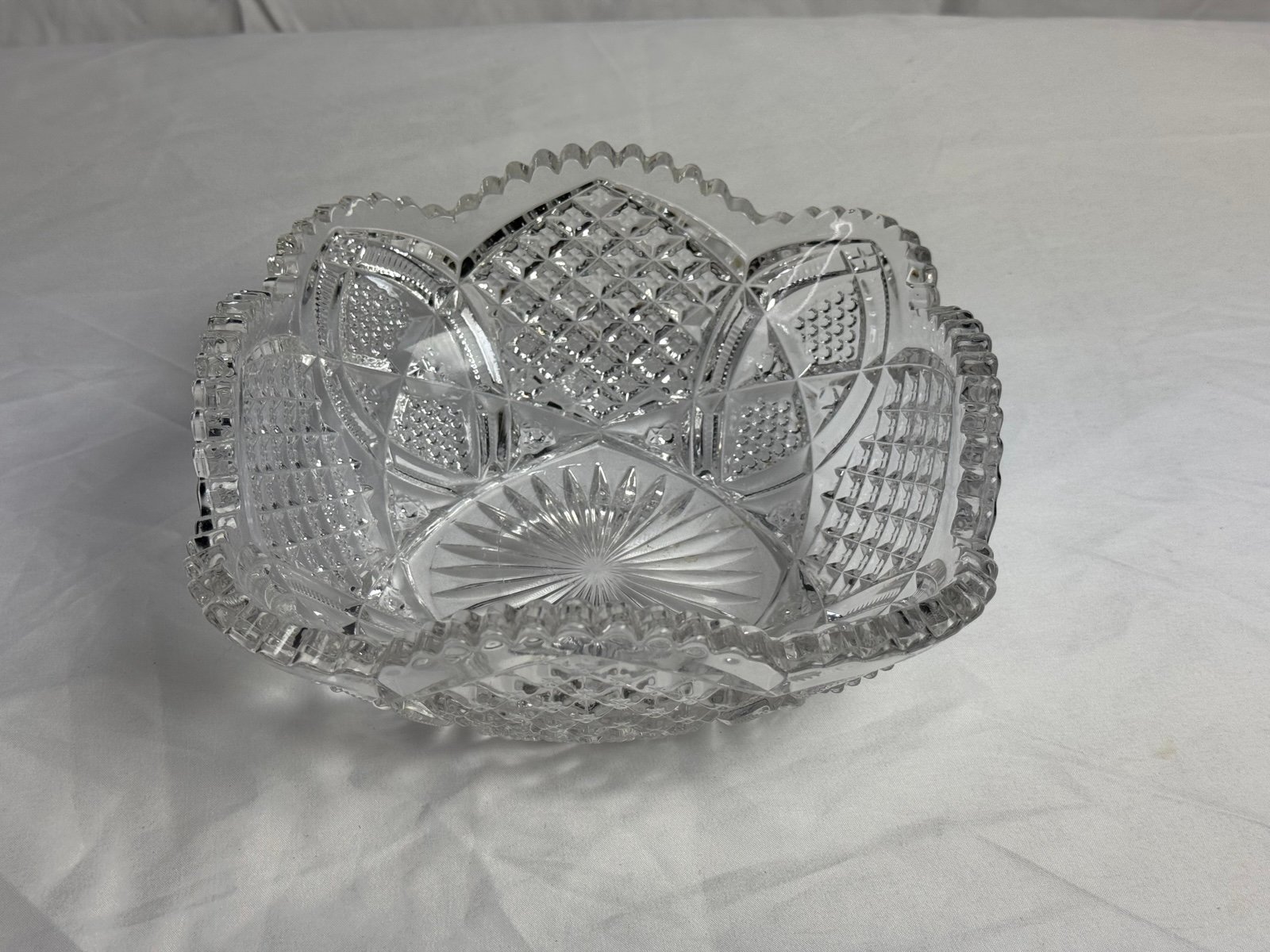 Vintage crystal bowl
