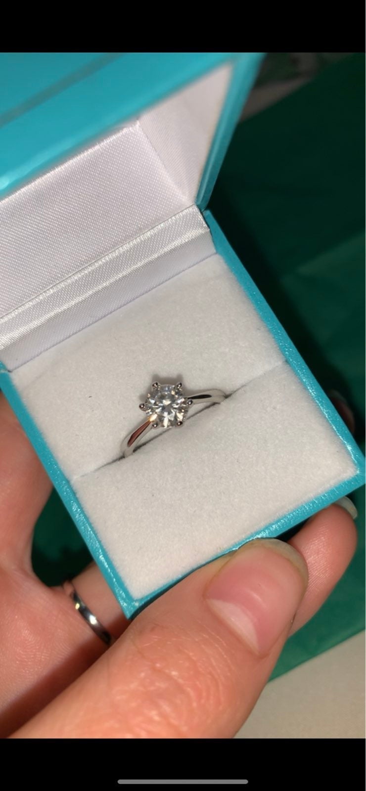 1CT Genuine Diamond Wedding Ring
