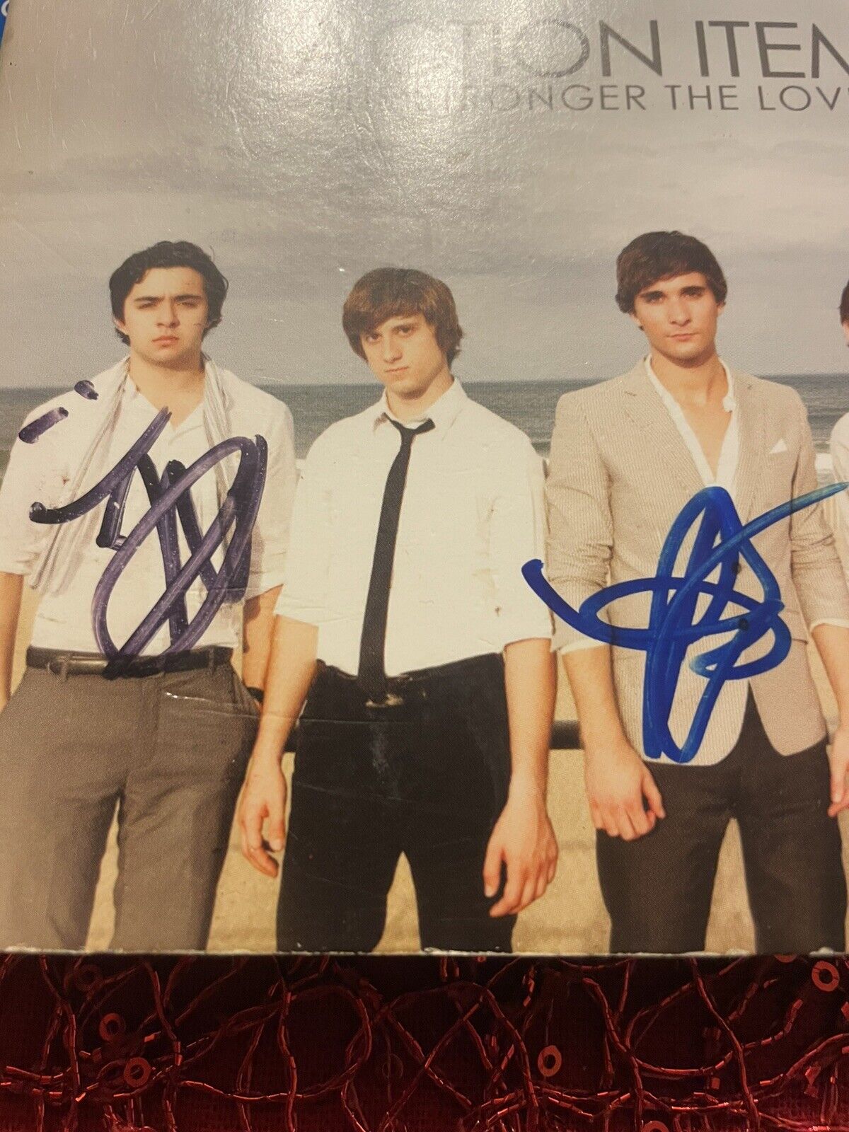 Action Item AUTOGRAPHED CD - The Stronger The Love - CD - Ep Multiple Signatures
