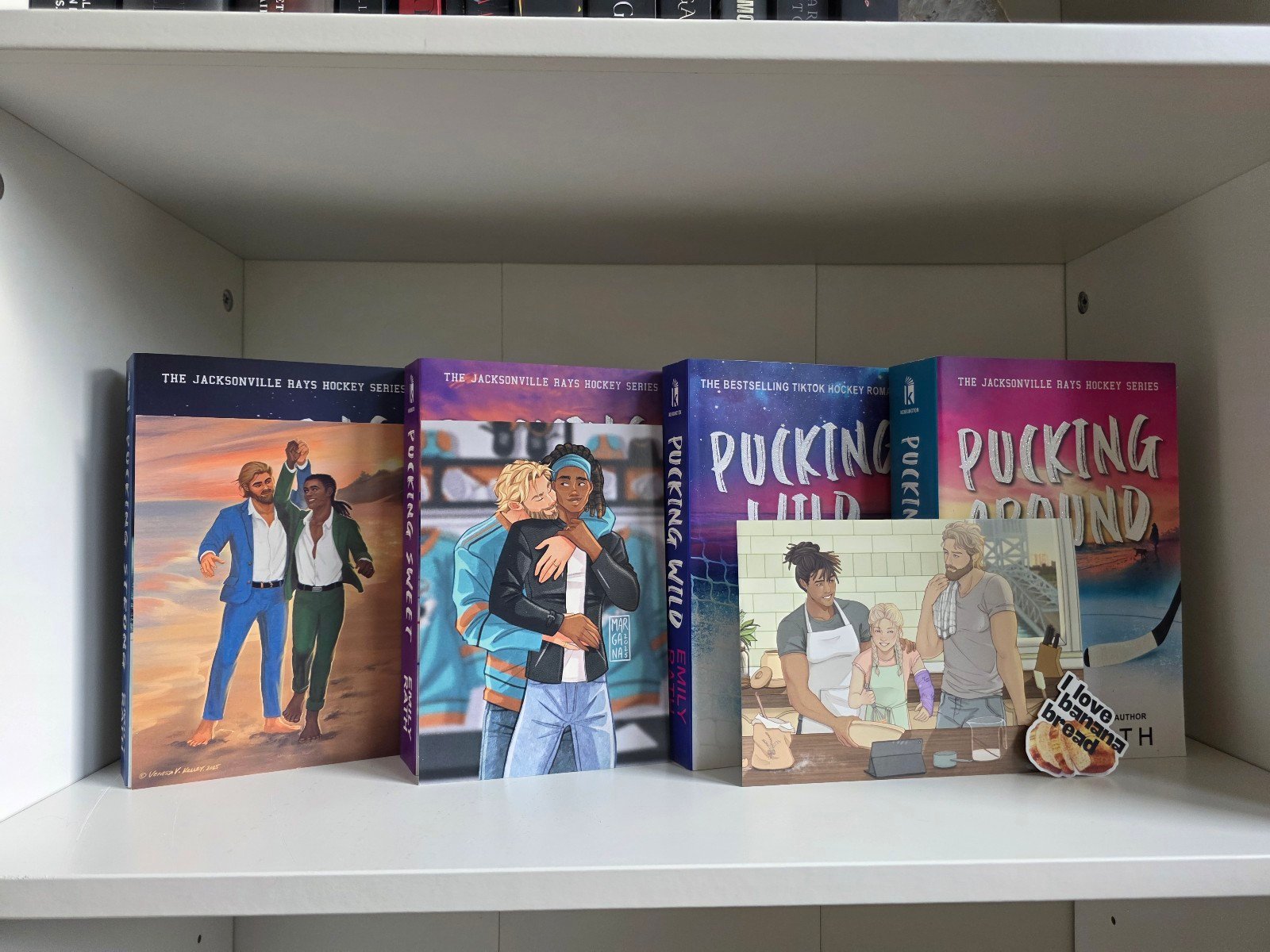 SIGNED Emily Rath Pucking series with character art