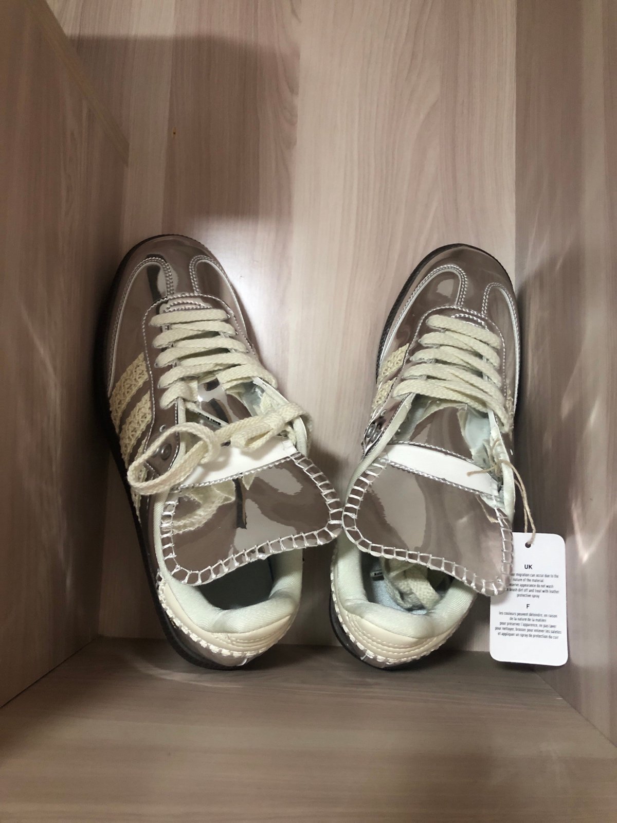 Adidas Wales Bonner Samba Silver metallic Size -US-7.5