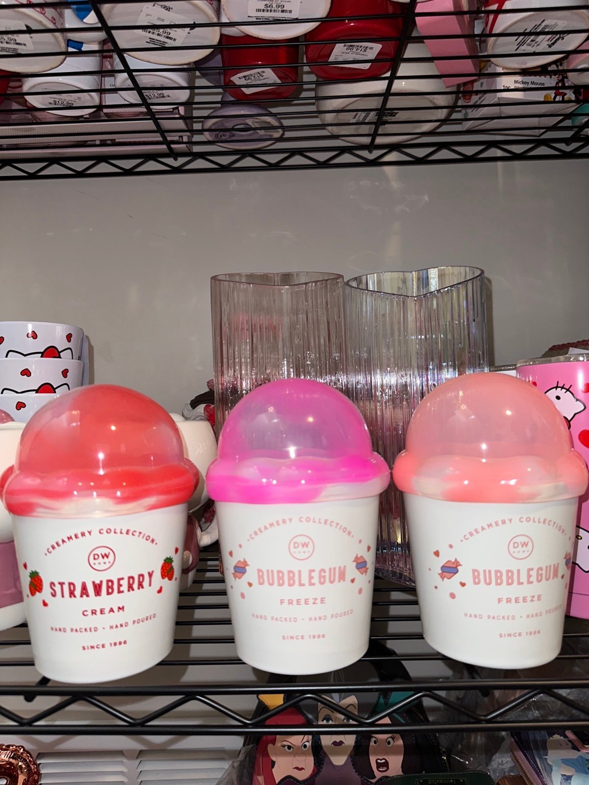 DW creamery candle collection