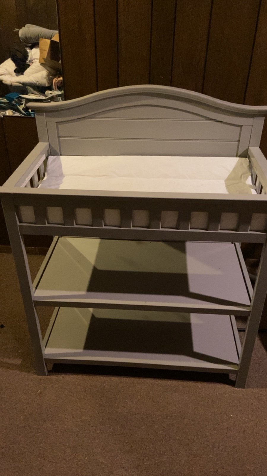 Diaper changing table