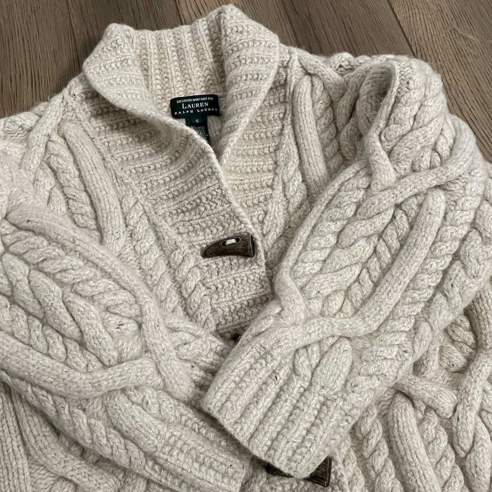 Lauren Ralph Lauren Hand Knitted Silk Blend Sweater