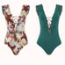 Cosita Linda Down Under Reversible Plunge One Piece Sz Small