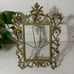 Vintage Ornate Brass Picture Frame | Art Nouveau | NO GLASS