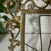 Vintage Ornate Brass Picture Frame | Art Nouveau | NO GLASS