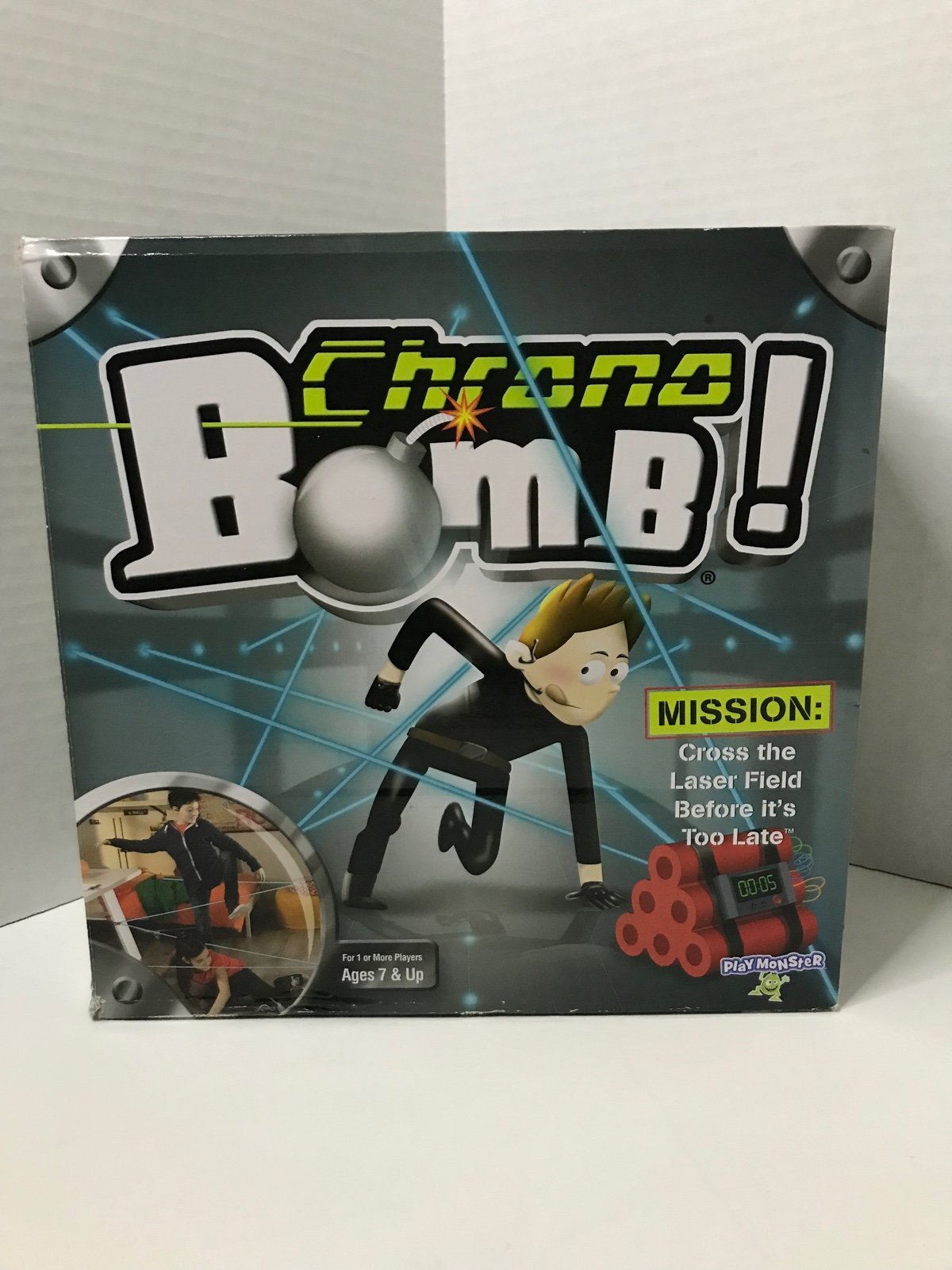 Chrono Bomb Original Action Game Spy Pretend Play Kids Fun Toy Gift String Maze.