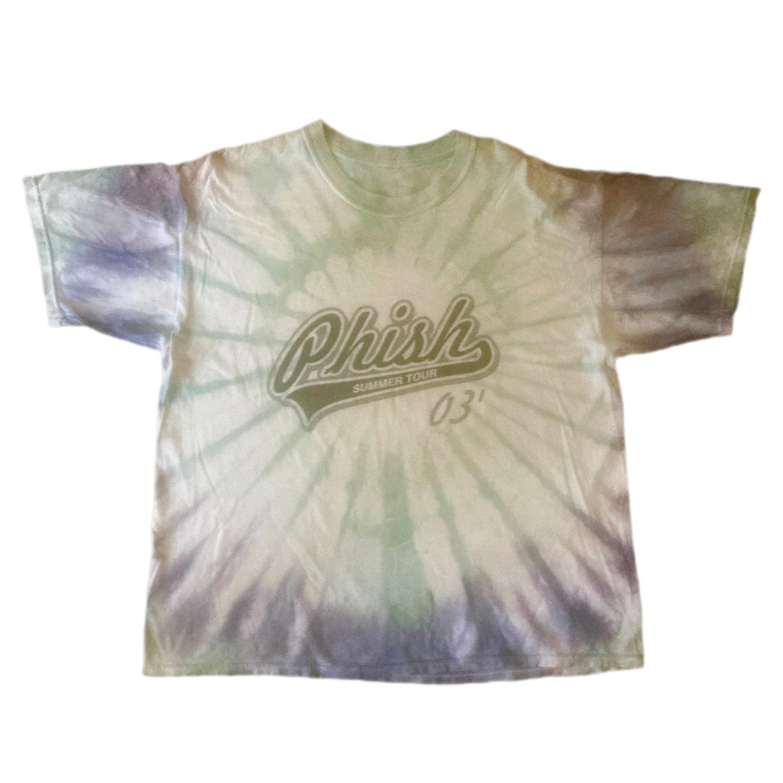 Vintage Y2K 2003 Phish Jam Band Rock Concert Tour Tie Dye T-shirt - XL