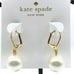 KATE SPADE New York Pearl Drop Earrings in Gold