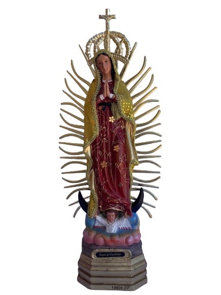 Virgen de Guadalupe 20 Dorado/Gold