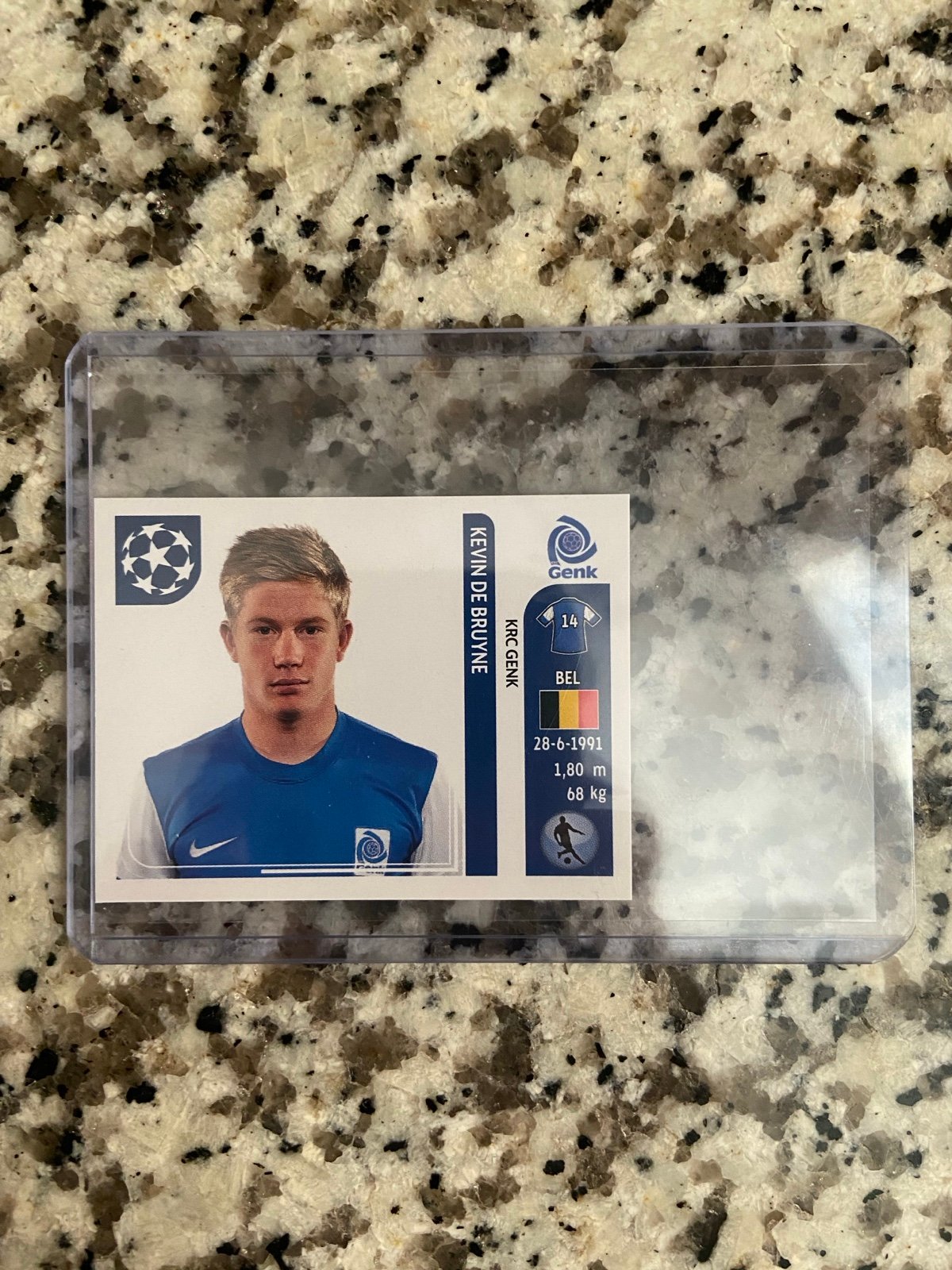 Kevin De Bruyne Rookie Panini Sticker KDB