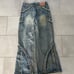 Baggy flared denim jeans