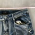 Baggy flared denim jeans