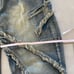Baggy flared denim jeans