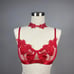 4pcs Red Bralette Lingerie Set