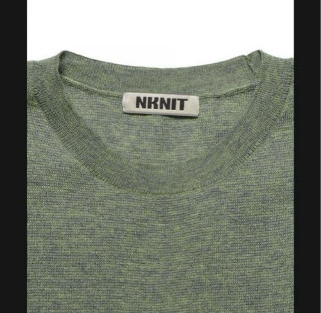 NKNIT linen mix KNIT vest ① NKNIT linen mix KNIT vest ①
