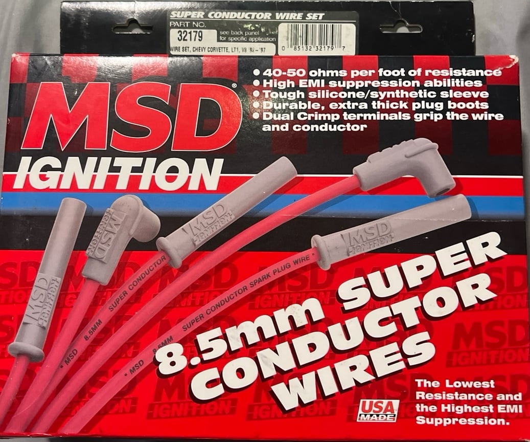 MSD Ignition 32179 Custom Spark Plug Wire Set Fits 92-96 Corvette