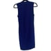 Karen Millen Blue Cable Knit Design Bodycon Dress Size XS