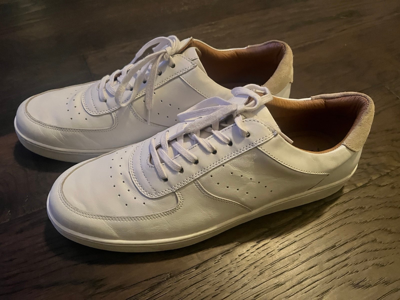 Flag Ltd. Men’s White Leather Sneaker Shoe Lace Up Size 13