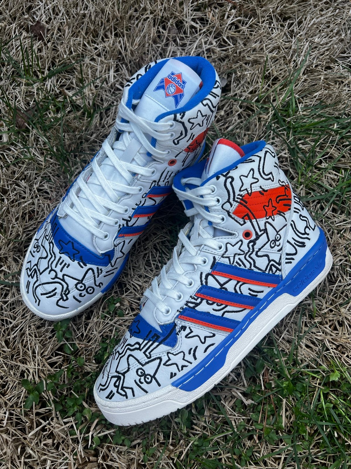 CLEAN Adidas Rivalry x Keith Haring Size 10.5 Womens shoes