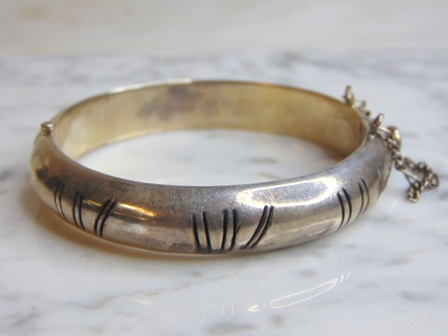 Sterling Silver Modernist Bracelet E5017