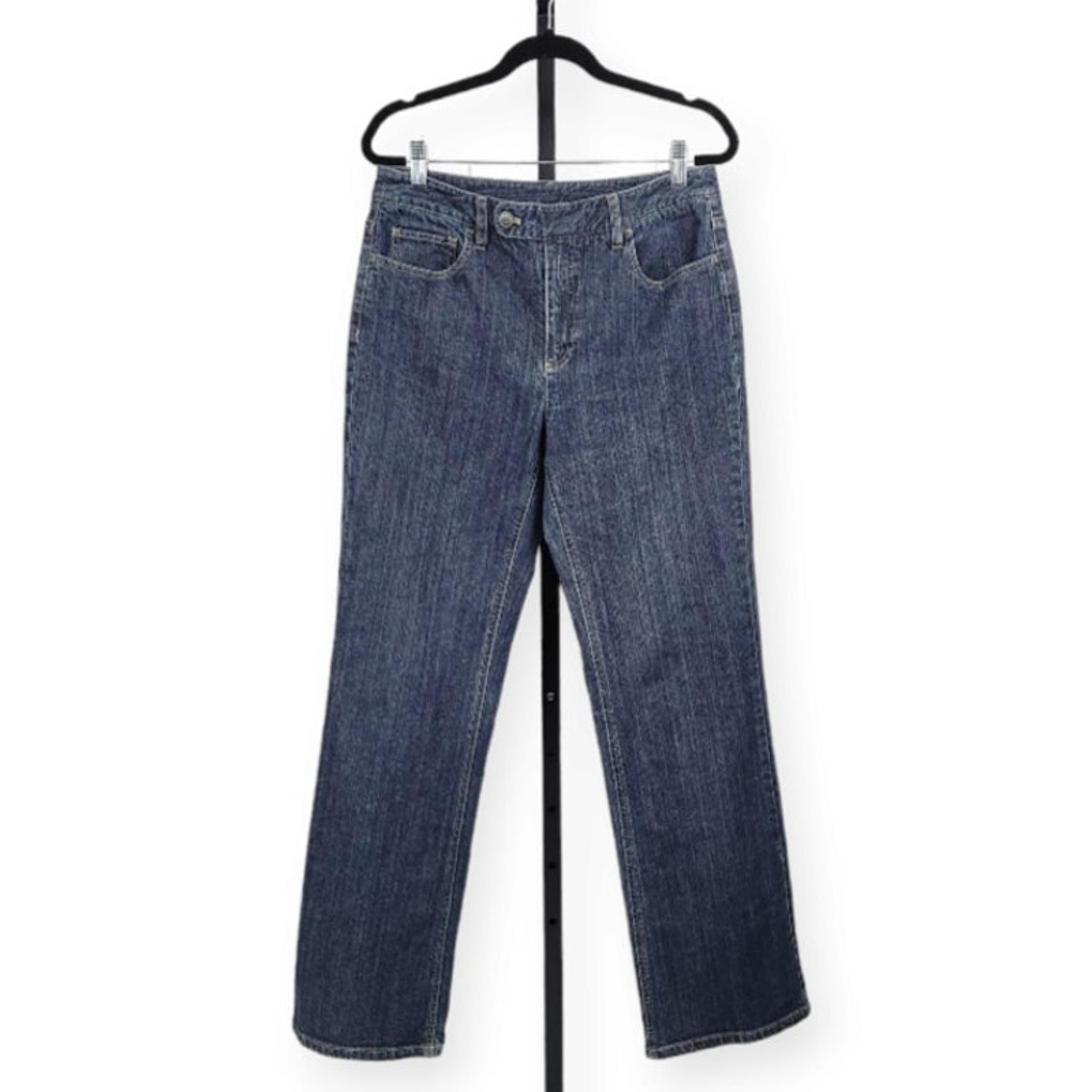 Talbots Bootcut Jeans Vintage Mid Rise Blue Dark Wash Denim Women's Size 6