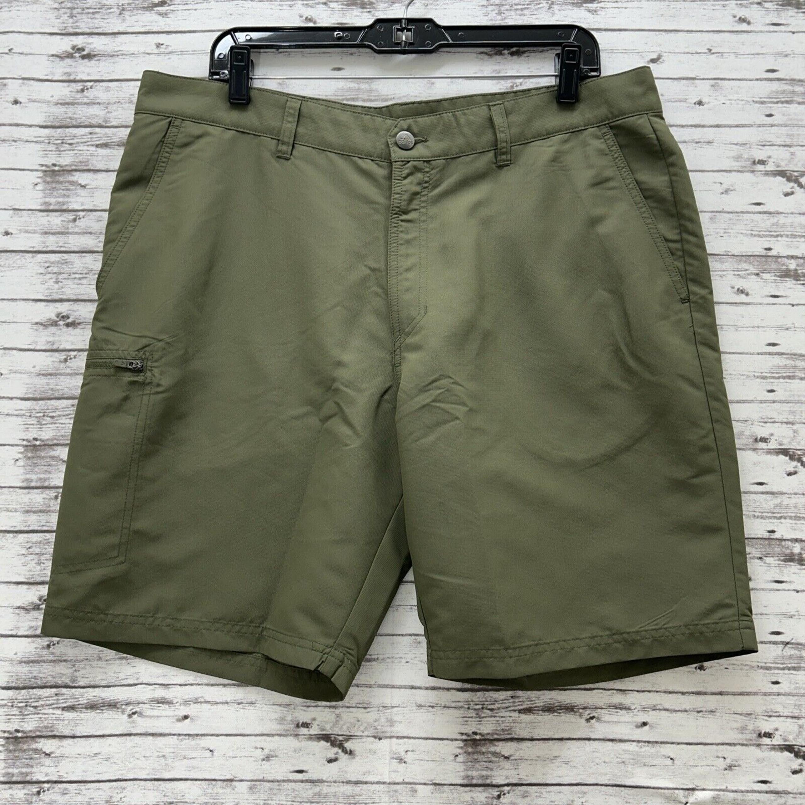 Adidas Golf Cargo Shorts Men's Size 36x8.5" Olive Green Zip Cargo Pocket NEW