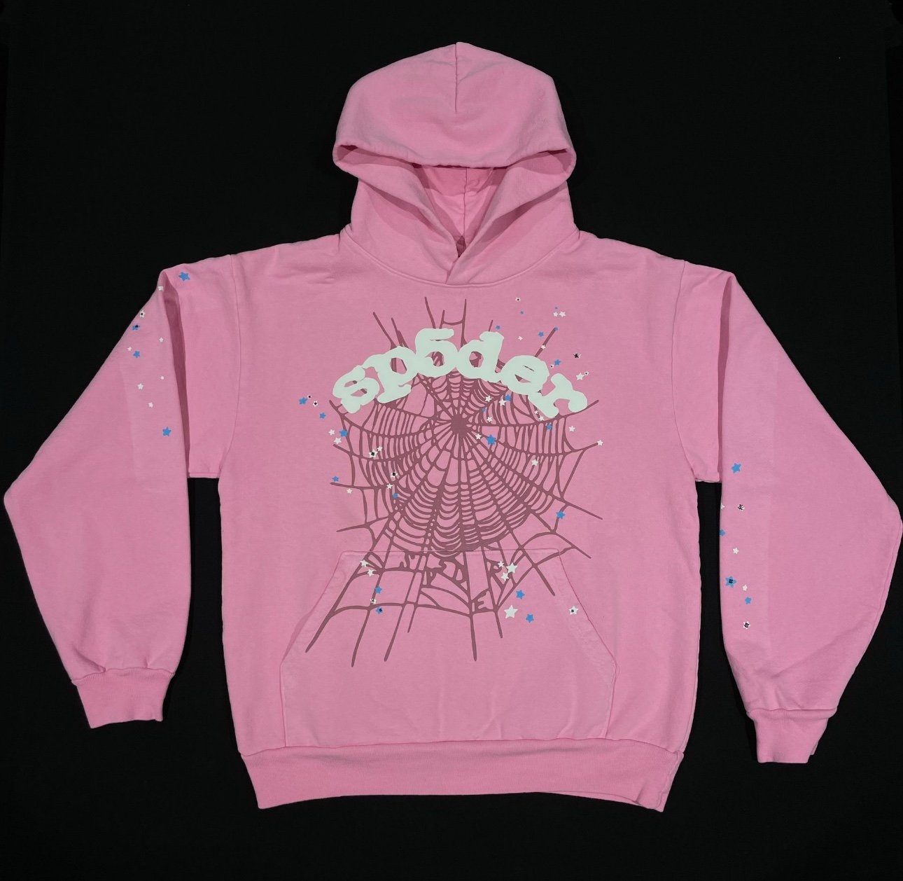 Spider pink OG web hoodie medium