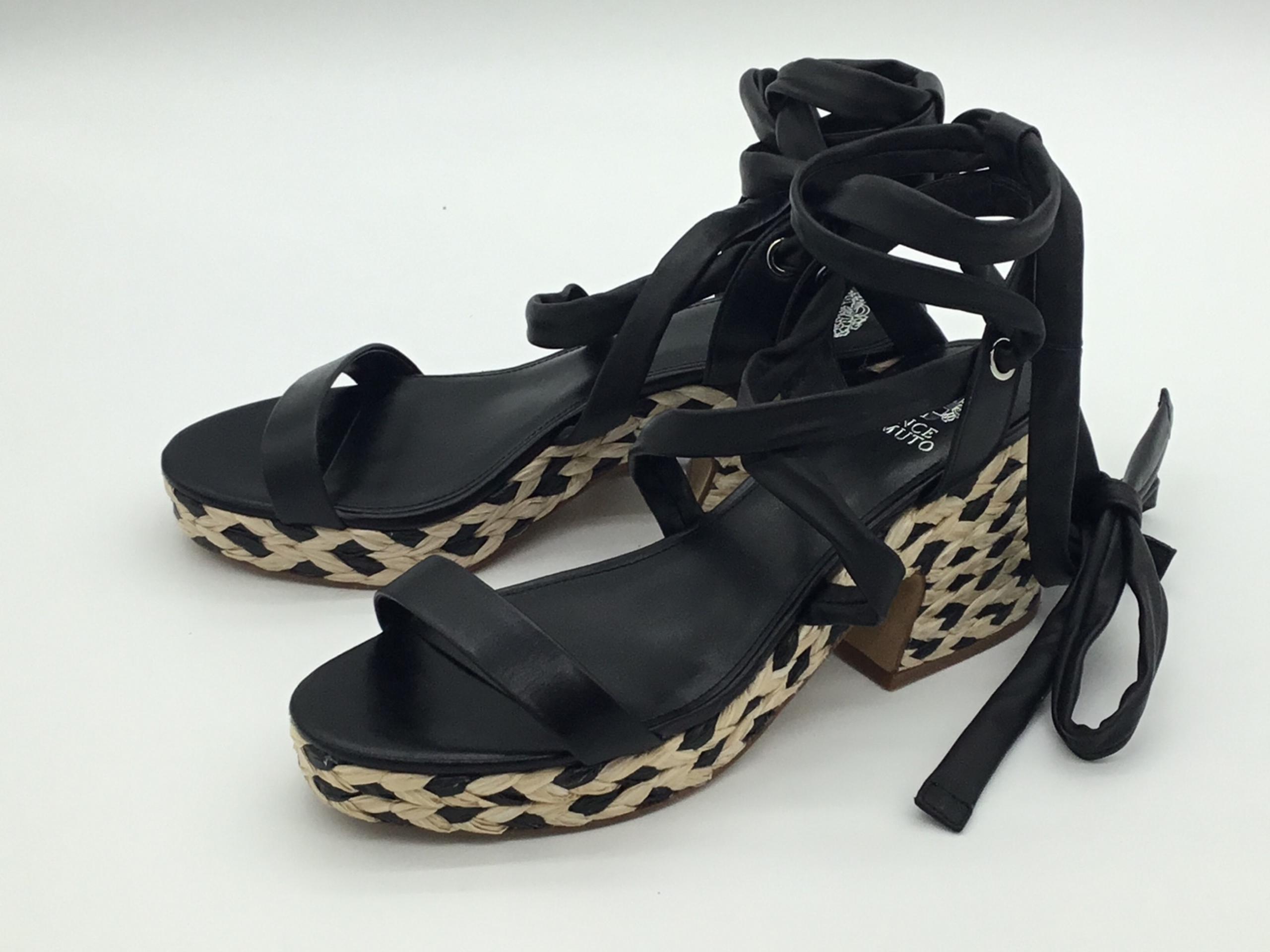 Vince Camuto Roreka Lace Up Espadrille Chunky Sandal Size 11