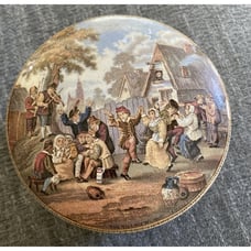 Prattware Pot Lid and base The Village Wedding